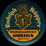 Timbre-monnaie Rudolph Küpper - Allemagne - briefmarkenkapselgeld