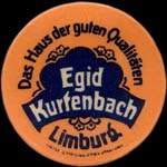 Timbre-monnaie Egid Kurtenbach - Allemagne - briefmarkenkapselgeld