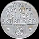 Timbre-monnaie Mainzer Aktien-Bier - Allemagne - briefmarkenkapselgeld