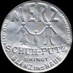Timbre-monnaie Merz type 1 aluminium - Allemagne - briefmarkenkapselgeld