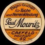 Timbre-monnaie Paul Mouritz - Allemagne - briefmarkenkapselgeld