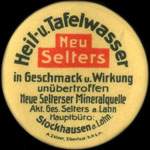 Timbre-monnaie Neu Selters  Stockhausen a.Lahn - 10 pfennig lie-de-vin sur fond gris - avers