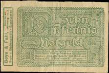 Timbre-monnaie Beye & Fahl - Allemagne - Briefmarkengeld