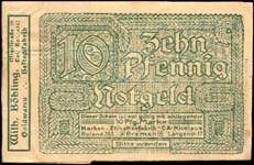 Timbre-monnaie Wilh. Böhling - Allemagne - Briefmarkengeld