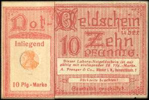 Timbre-monnaie Heinrich Herlitz - Allemagne - Briefmarkengeld