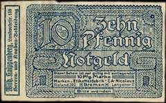 Timbre-monnaie H.Plog - Allemagne - Briefmarkengeld