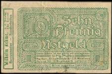 Timbre-monnaie Wilhelm Rheme - Allemagne - Briefmarkengeld