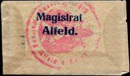 Timbre-monnaie Alfeld - Magistrat - Allemagne - Briefmarkengeld