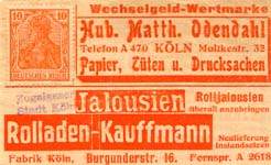 Timbre-monnaie Wechselgeld-Wertmarke - 10 pfennig rouge sur papier - face