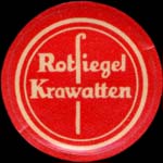 Timbre-monnaie Rotsiegel Krawatten - 50 pfennig violet sur fond vert - avers