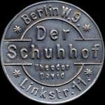 Timbre-monnaie Schuhhof Theodor David - Allemagne - briefmarkenkapselgeld