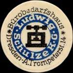 Timbre-monnaie Ludwig Schulze - Allemagne - briefmarkenkapselgeld