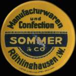 Timbre-monnaie Sommer & Co à Röhlinghausen i/W. - 5 pfennig brun sur fond vert - avers