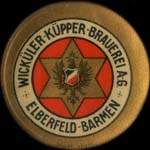 Timbre-monnaie Wickler-Kpper  Elberfeld-Barmen - 40 pfennig orange sur fond rouge - avers