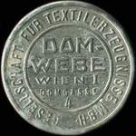 Timbre-monnaie Dom-Webe - Gesellschaft fr textilerzeugnisse M.B.H. - 30 heller sur fond orange - avers