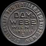 Biefmarkenkapselgeld Dom-Webe - timbre-monnaie - encased stamp
