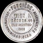 Biefmarkenkapselgeld Foncière - timbre-monnaie - encased stamp
