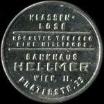 Timbre-monnaie Bankhaus Hellmer - 100 kronen sur fond marbr - avers