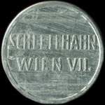 Timbre-monnaie Schleifhahn - Wien VII - 100 kronen sur fond orange - avers