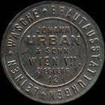Timbre-monnaie Johann Urban & Sohn - Wien - 500 kronen sur fond marbr - avers