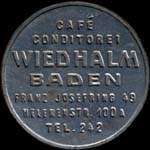 Biefmarkenkapselgeld Wiedhalm Baden - timbre-monnaie - encased stamp