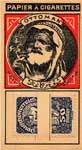 Biefmarkengeld Jacobi - Ottoman - 50 heller - timbre-monnaie - encased stamp - front