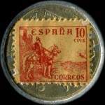Timbre-monnaie Jorba - Espagne - revers