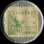 Timbre-monnaie Maria Estuardo - Espagne - revers