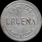 Timbre-monnaie Uruena - Espagne - avers