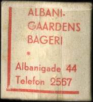 Timbre-monnaie Albani Gaardens Bageri - Danemark