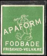 Timbre-monnaie Apaform fodbade friskhed-velvære (type 1 - sans tête) - Danemark