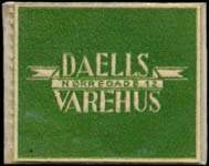 Timbre-monnaie Daells Varehus - Danemark