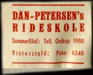 Timbre-monnaie Dan Petersen’s Rideskole - Danemark