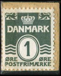 Timbre-monnaie Syartikler - Kjolestoffer - Den Hje Stue - Griffenfeldtsg 29 - 1 re sur carton brun - Danemark - revers