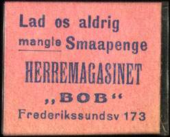 Timbre-monnaie Lad os aldrig mangle Smaapenge - Herremagasinet Bob - Frederikssundsv 173 - Danemark
