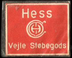 Timbre-monnaie Hess - Vejle Støbegods - Danemark