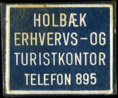 Timbre-monnaie Holbæk Ehrvervs-Og Turistkontor Telefon 895 - Danemark