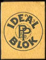 Timbre-monnaie Ideal Blok PP sur carton jaune - Danemark