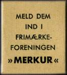 Timbre-monnaie Merkur - 1 øre sur carton - Danemark - avers