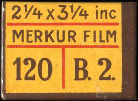 Timbre-monnaie 2 ¼ x 3 ¼ inc - Merkur Film - 120 - B. 2. - Danemark