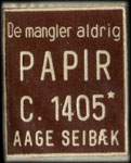 Timbre-monnaie Papir marron - Danemark