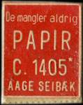 Timbre-monnaie Papir rouge - Danemark