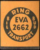 Timbre-monnaie Ring Bil Bud Transport Eva 2662 orange - Danemark