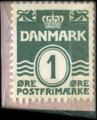 Timbre-monnaie Silles - Hjemmebageri - Griffenfeldtsg.  8. - 1 re sur carton ros - Danemark - revers