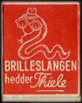 Timbre-monnaie Brilleslangen hedder Thiele rouge - Danemark