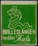 Timbre-monnaie Brilleslangen hedder Thiele vert - Danemark