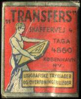 Timbre-monnaie Transfers - Skaffervej 4 - Taga 4860 - København NV - Litografiske tryksager og overforingsbillerder - Danemark